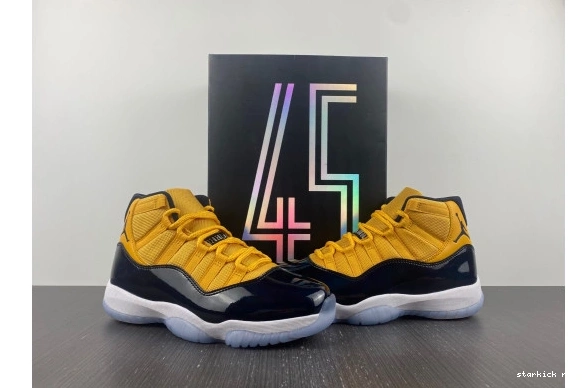 AJ11 yellow black Jordan Air and 11 0312